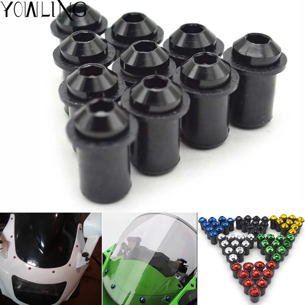 

One set motorcycle accessories custom fairing screw bolt windscreen screw for Suzuki SV650 SV650S 1999-2009 SV 650 650S 99-09