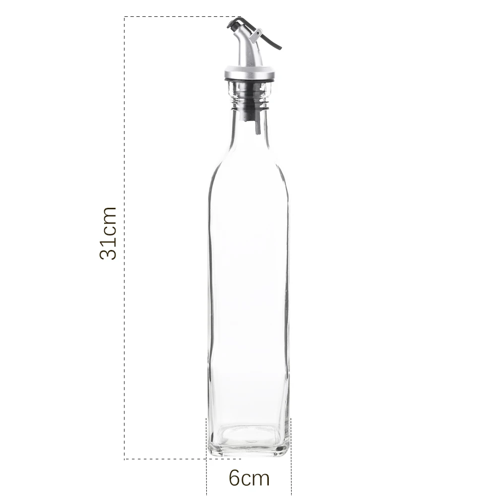 Oil Bottle(Single) Горячая Распродажа, набор стеклянных кухонных инструментов, масляный соус для оливкового масла и уксуса - Цвет: Oil Bottle(Single)