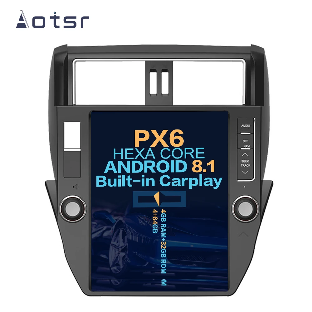 Aotsr 12 1 &quotвертикальный экран Android 8 автомобильный DVD мультимедийный плеер GPS