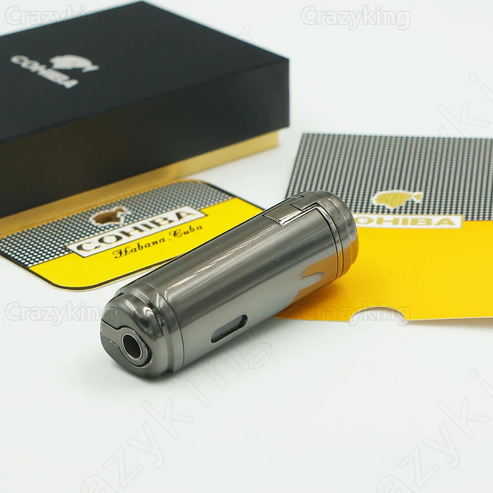 Европейский покупатель Cohiba газ из закаленной стали бутан 4 факел струйный пламя
