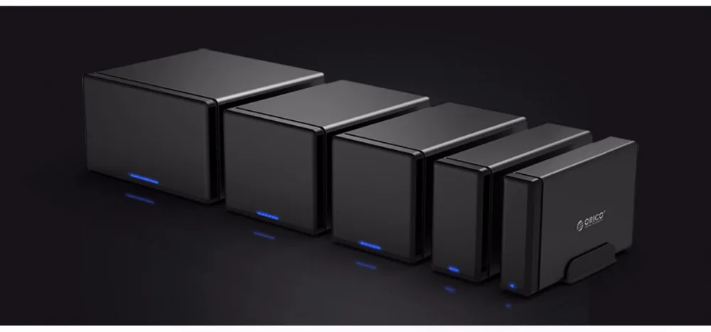 ORICO NS500C3 TYPE-C Multi-картридж для диска SATA Desktop 3.5-дюймовый внешних накопителей шкафа большой емкости 50 т