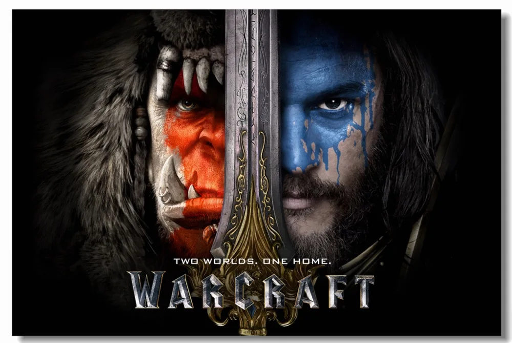 Пользовательские холст настенные картины Мир Warcraft постер Durotan наклейки росписи
