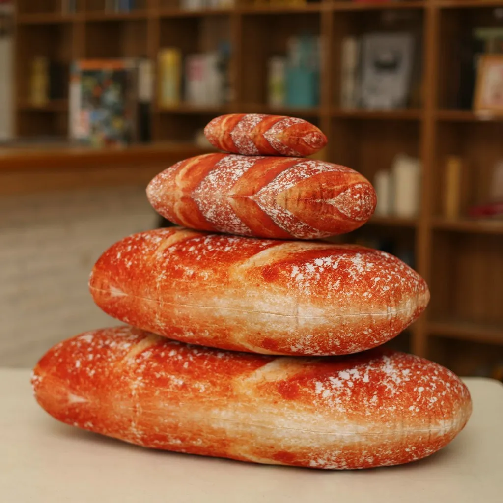 2019 Новый luff 3D имитационный хлеб Форма мягкая подушка для поясничная Подушка