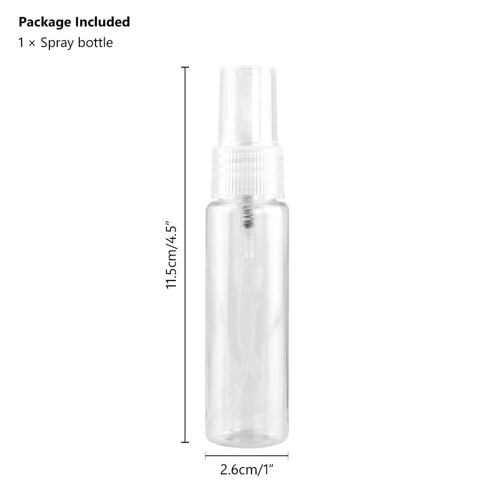 30ml Transparent 1 шт. пластиковая бутылка-спрей для домашних животных 20 мл 30 мл 50 мл косметические флаконы для путешествий Набор для макияжа Жидкий контейнер многоразовый распылитель для духов - Цвет: 30ml Transparent