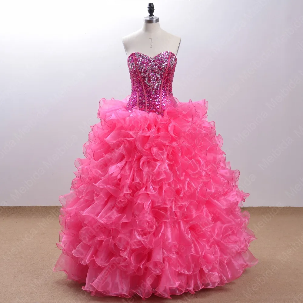 2016 Real Image Hot Quinceanera Dresses Beaded Corset With Jacket Sweet 15 Anos vestido Ball Gown Plus Szie Dress | Свадьбы и