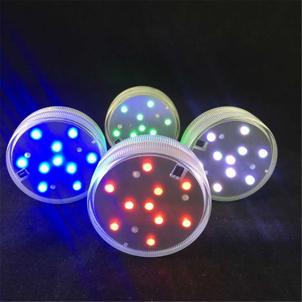 Погружной разноцветный светодиодный RGB светильник водонепроницаемый цветочный