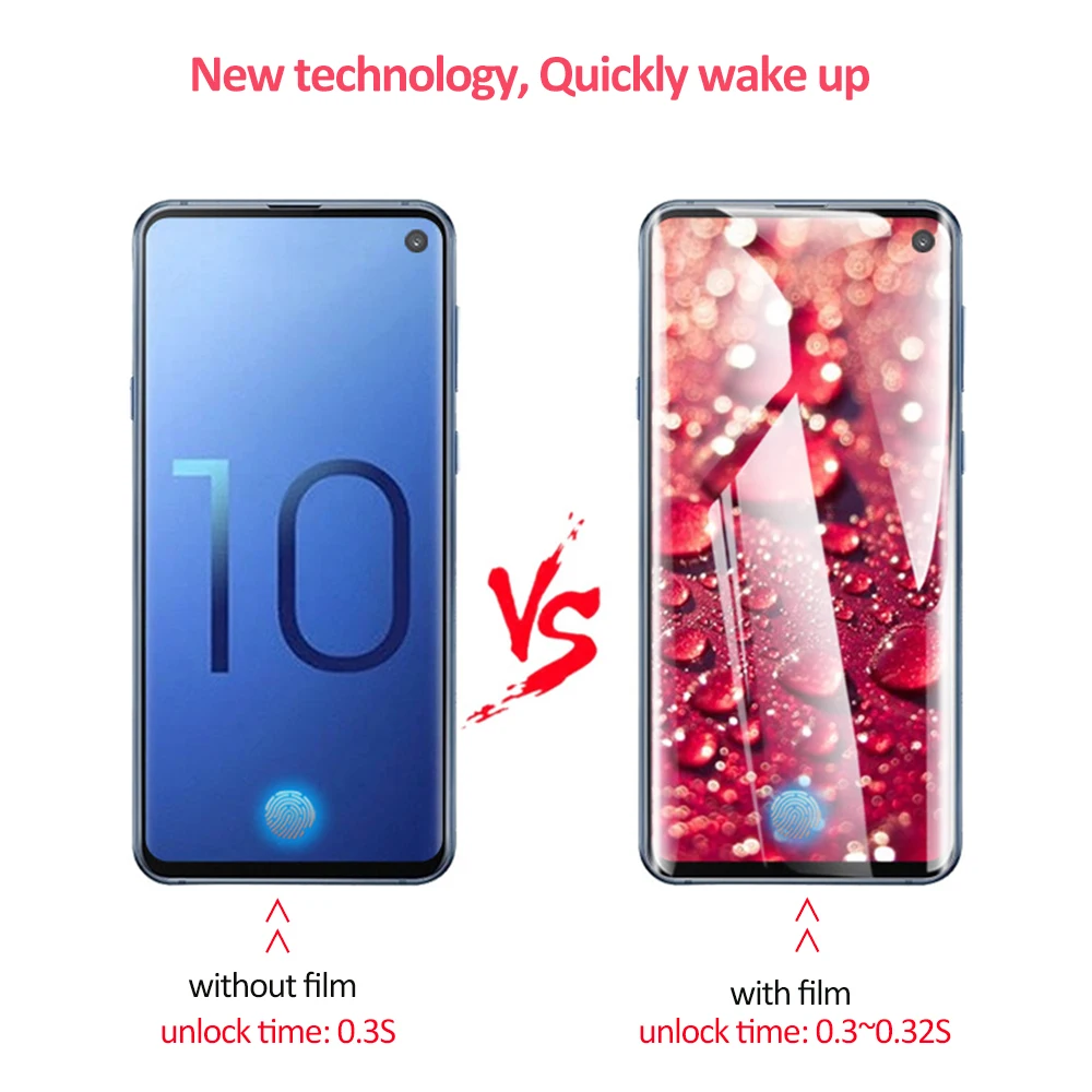 Для Samsung Galaxy S10 Plus S10E Защитная пленка для экрана полностью нано-гидрогель E plus Finger