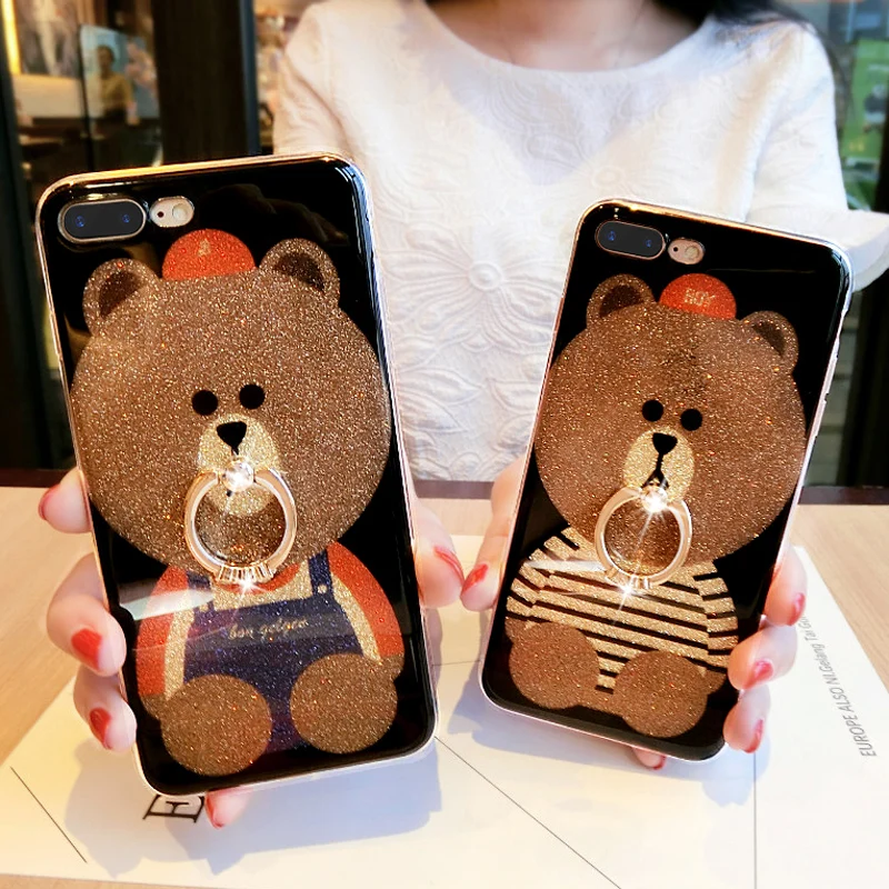 JIESIAN Водонепроницаемый мобильного телефона защитить чехол для iphone 7 Plus Cute Bear