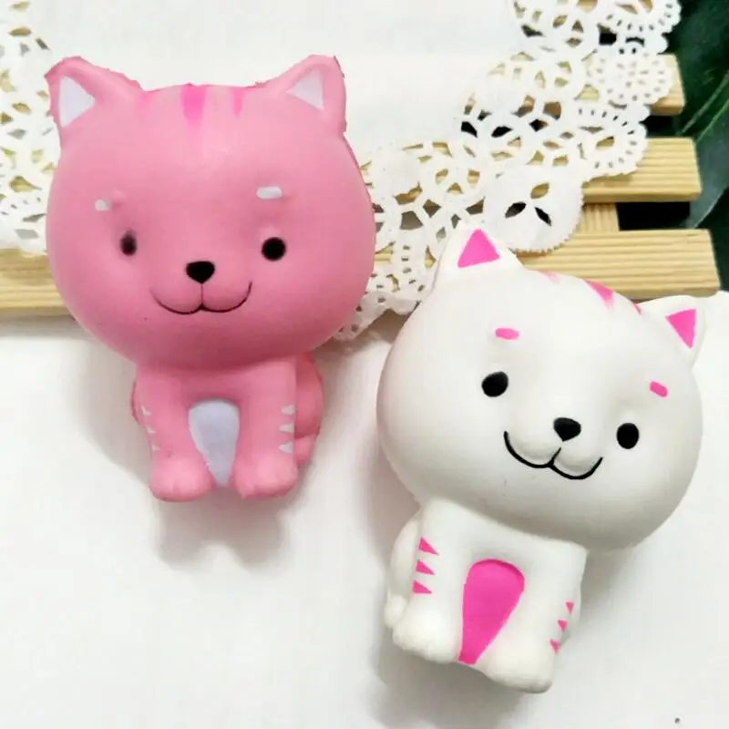 Ливе дешевые кошка мягкими Kawaii милые животные замедлить рост душистый Vent хлеб