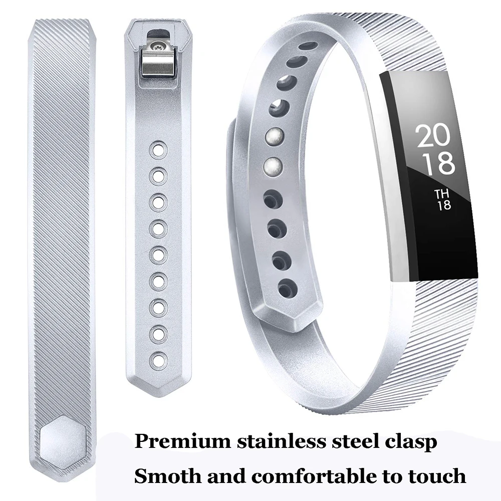 Регулируемый спортивный ремешок для смарт часов Fitbit Alta из розового золота фитнес