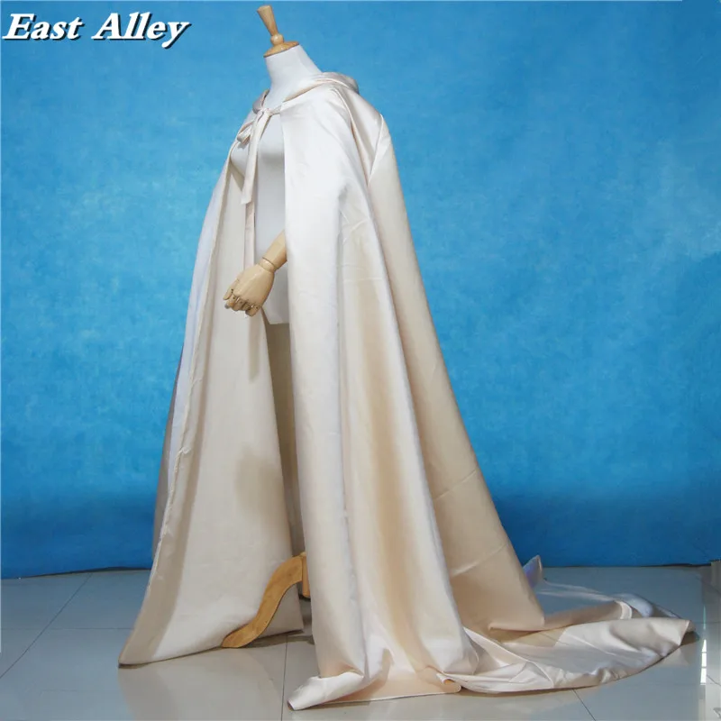 Wedding Cape Bridal Cloak Champagne Satin Hooded Cape Shawl Coat Costume Cosplay
Wedding Cape Bridal Cloak Champagne Satin Hooded Cape Shawl Coat Costume Cosplay