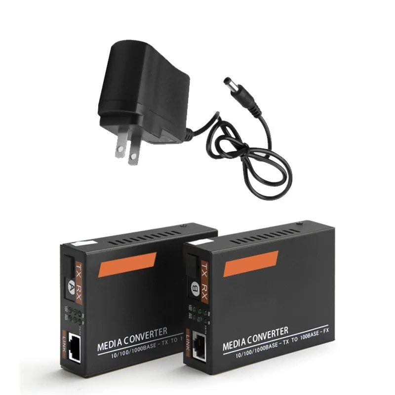 Новый 1000 МБ гигабитный медиаконвертер волоконно оптический RJ45 фибра оптика Ethernet