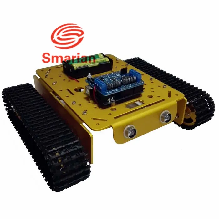 Smarian официальный металлический T200 гусеничный Танк робот автомобиль шасси с RC WiFi