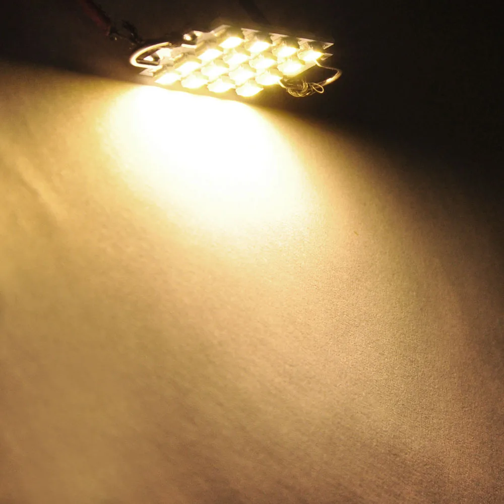 1 шт. 3528 smd 42 мм 65 &quot16 led 0 56 Вт автомобильная лампа для чтения светильник салона