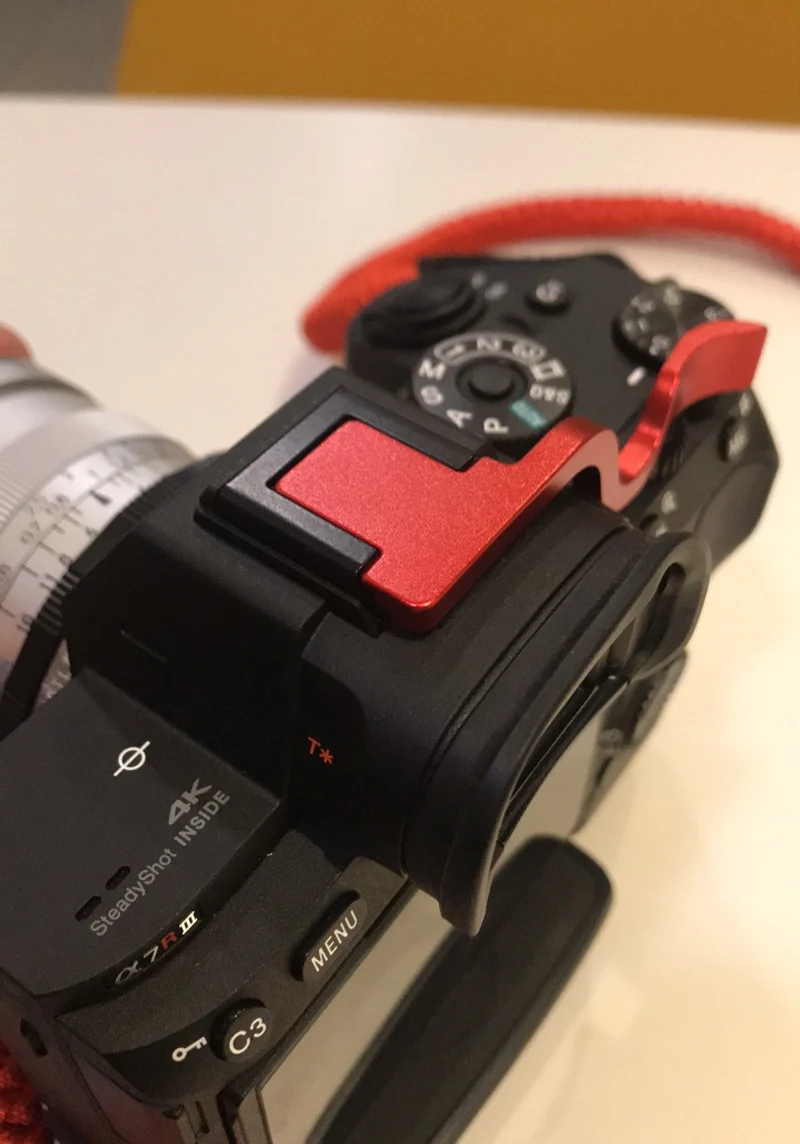 Красная подставка для большого пальца горячий башмак чехол Sony a9 A7m3 A7RIII ILCE 7RM3 A7R