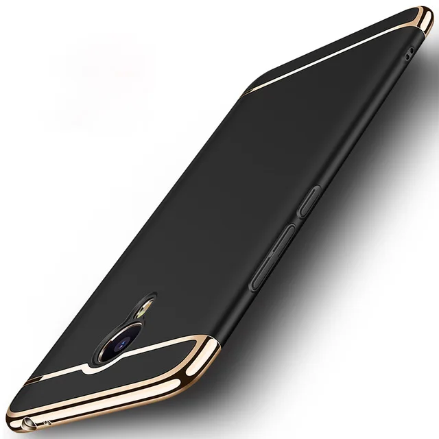 Черный Meizu M5 M3 M2 M6 Примечание чехол для телефона чехол на заднюю часть, Роскошный Жесткий чехол для Meizu note5 note3 Note2 Note6 M 5, 2, 3, ремешок 6 защитную крышку чехол для телефона - Цвет: Черный