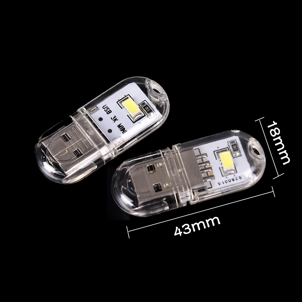 Мини USB Светодиодная лампа для чтения ночсветильник кемпинга ПК ноутбуков