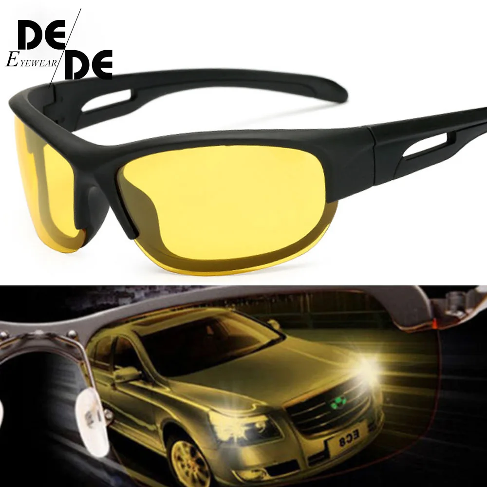 

2019 Hot Sale Car Drivers Night Vision Goggles Anti-glare Polarizer Sunglasses Men Driving Sun Glasses Male Accessories