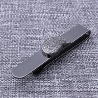 trendy gun plated neck tie clip pin for mens high quality necktie bar clasp jewelry with box