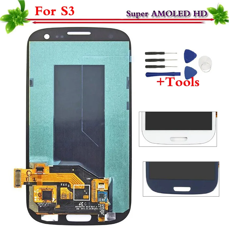 Super AMOLED для Samsung Galaxy S3 I9300 i9305 i535 i747 L710 T999 i9301 ЖК дисплей Дисплей Сенсорный экран