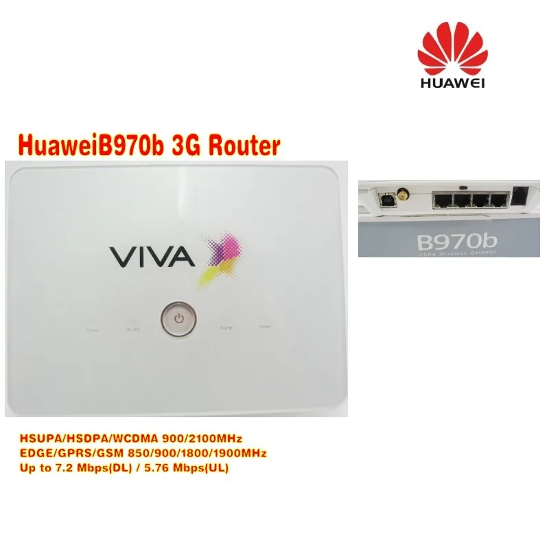 Бесплатная доставка разблокированный Huawei B970b оригинальный 3G беспроводной