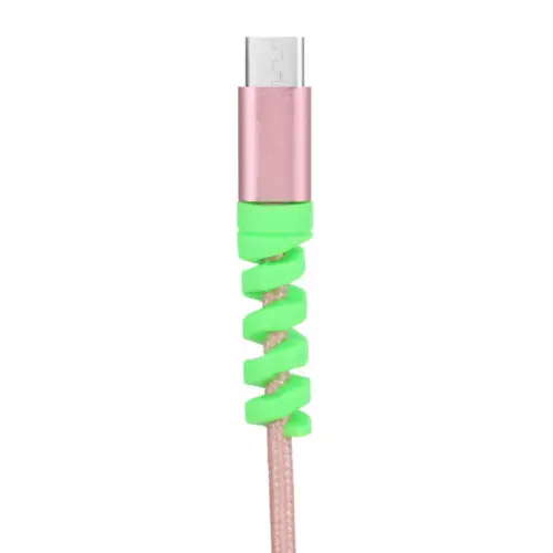 Кабель протектор намотки защитная трубка Крышка Кабеля заставка для USB зарядное устройство органайзер для кабеля Protetor