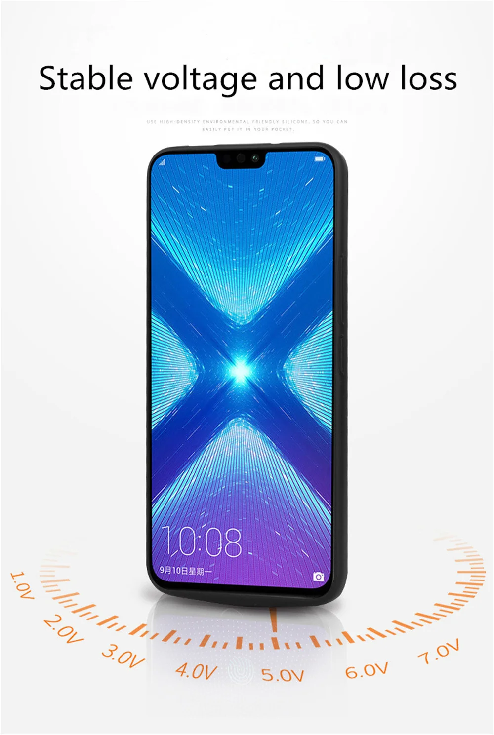 Чехлы для аккумуляторов для huawei Honor 8X, чехол для зарядного устройства, 6500 мА/ч, портативная внешняя подставка, внешний аккумулятор, чехлы для зарядки аккумуляторов