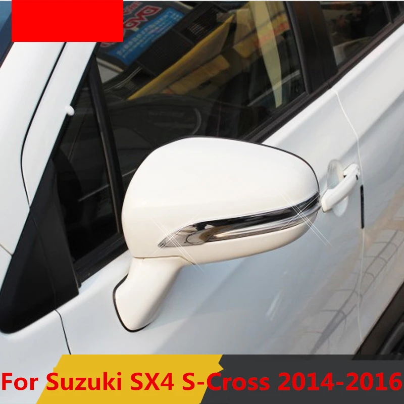 Накладка на боковые зеркала заднего вида из АБС-пластика для Suzuki SX4 S-Cross 2014-2016 |