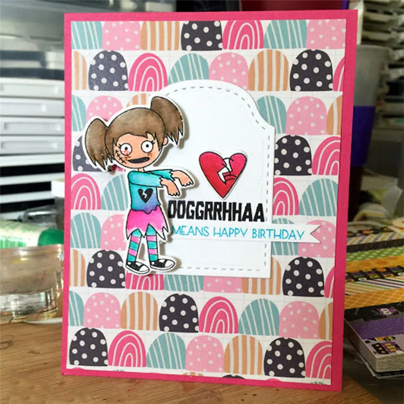 DiyArts DIY Хэллоуин мальчик девочка Сердце Металлические Вырубные штампы для