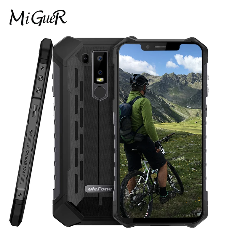 Ulefone Armor 6E IP68 Водонепроницаемые мобильные телефоны Android 9 0 6 2 &quotHelio P70 4G + 64G Face ID NFC