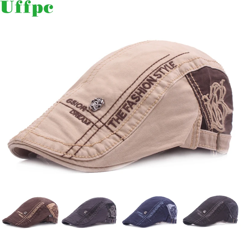 

Cap For Men New Newsboy Caps Ivy Hat Spring Movie Star Retro Driving Men Wool Cotton Hat Mens autumn Hats Women Hat