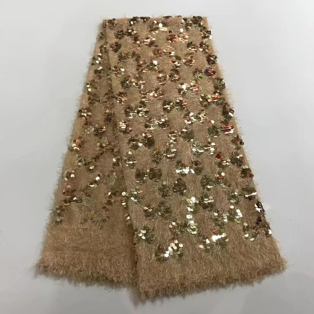 

Высококачественная африканская французская кружевная ткань с блестками, красивый дизайн, нигерийская тюль, кружевная ткань для вечерние ...