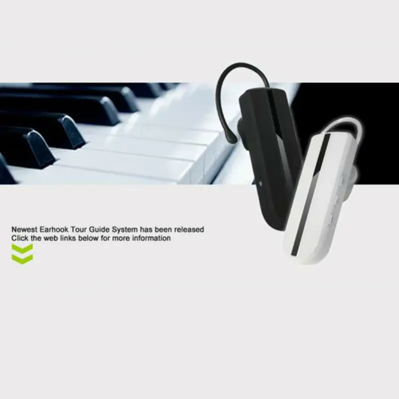 TP-беспроводной UHF микрофон беспроводной гид система ушной крючок приемник