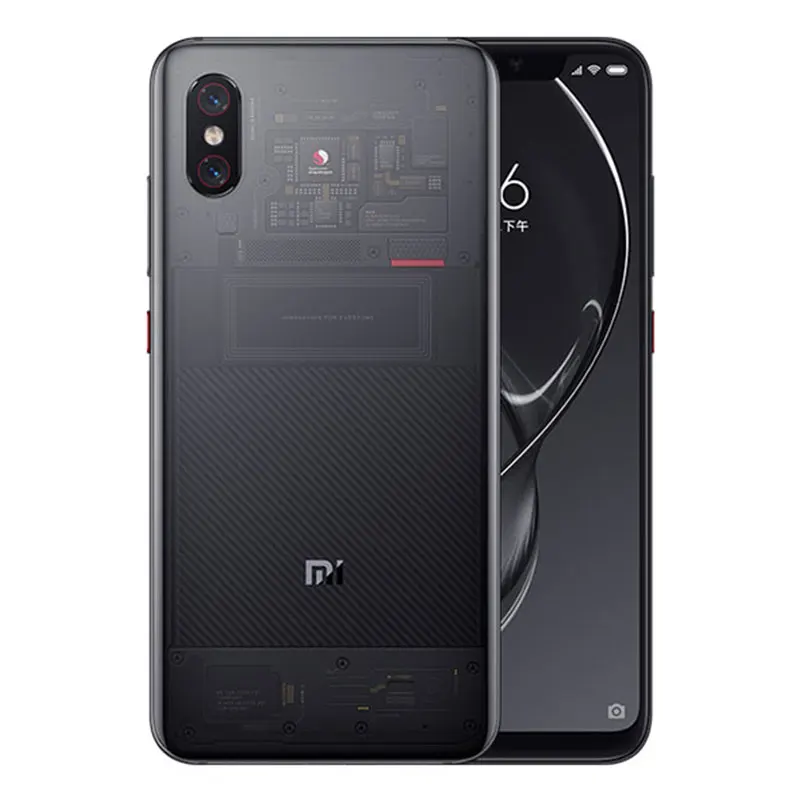 Оригинальный Xiaomi mi 8 Explorer Edition ГБ 128 6 21 &quot18 7: 9 полный экран Snapdragon 845 двойной сзади