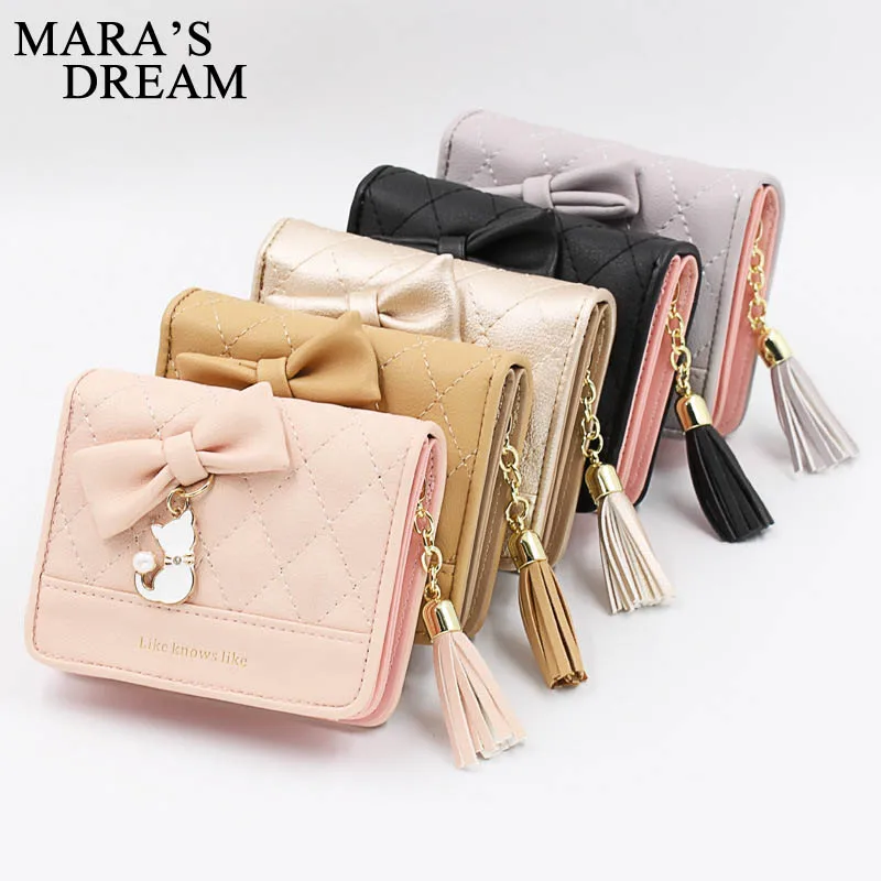 Женские кошельки Mara's Dream 2021 из искусственной кожи короткий модный мини