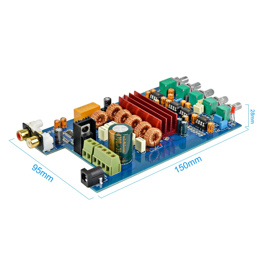 Aiyima TPA3116D2 Цифровой Bluetooth 4 2 усилитель доска 50 Вт * + 100 1 канала TPA3116 сабвуфер DIY дома