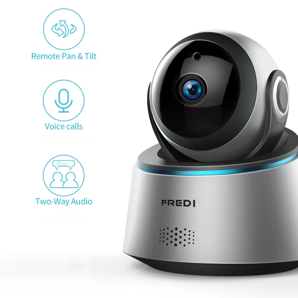 FREDI, беспроводная ip-камера для домашней безопасности, WiFi, детский монитор, 1080 P, инфракрасное ночное видение, обнаружение движения, камера видеонаблюдения, CCTV