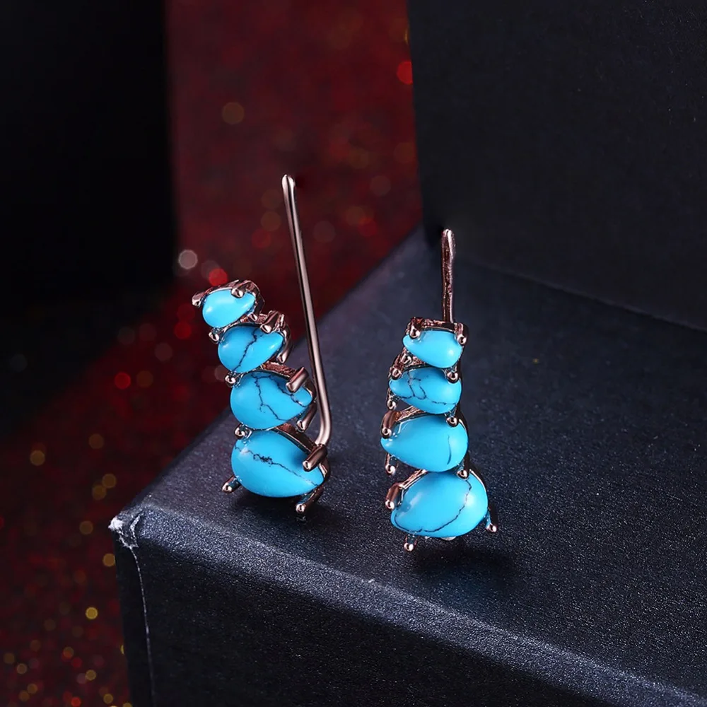 Новый AliExpress Горячая Европейский Стиль Медь длинные Натуральный камень Висячие