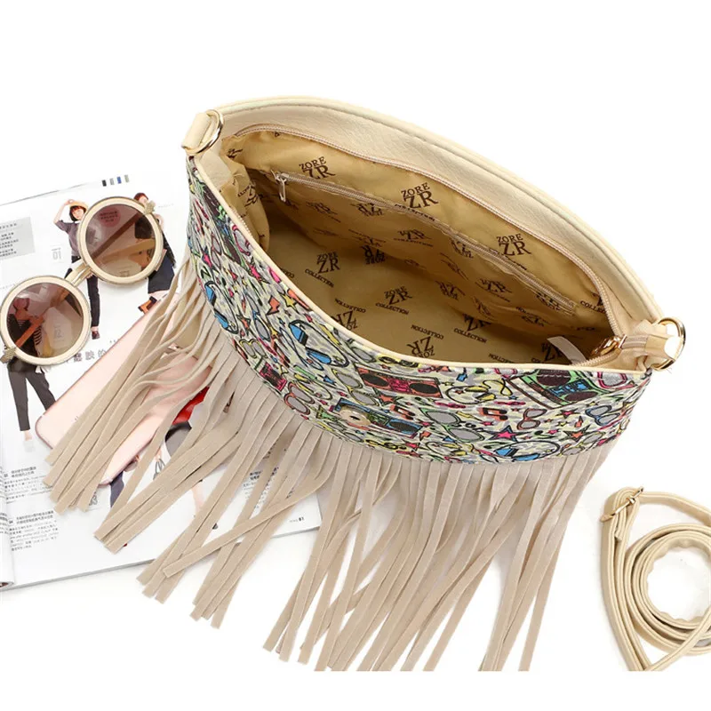 

Tassel Shoulder Women Bag Vintage Leather Messenger Bags Fashion Brand Ladies Crossbody Bag High Quality Handbag Bolsa Feminina.