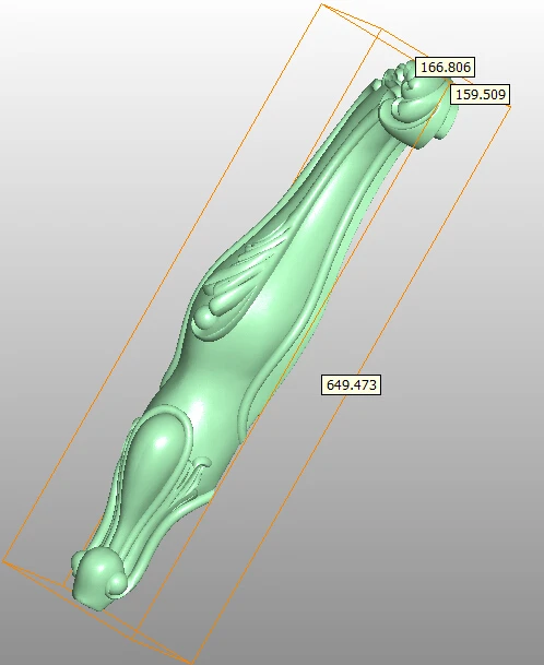 3D model STL format file for cnc router carving engraving furniture sofa cabinet legs pattern design Artcam 587 | Инструменты