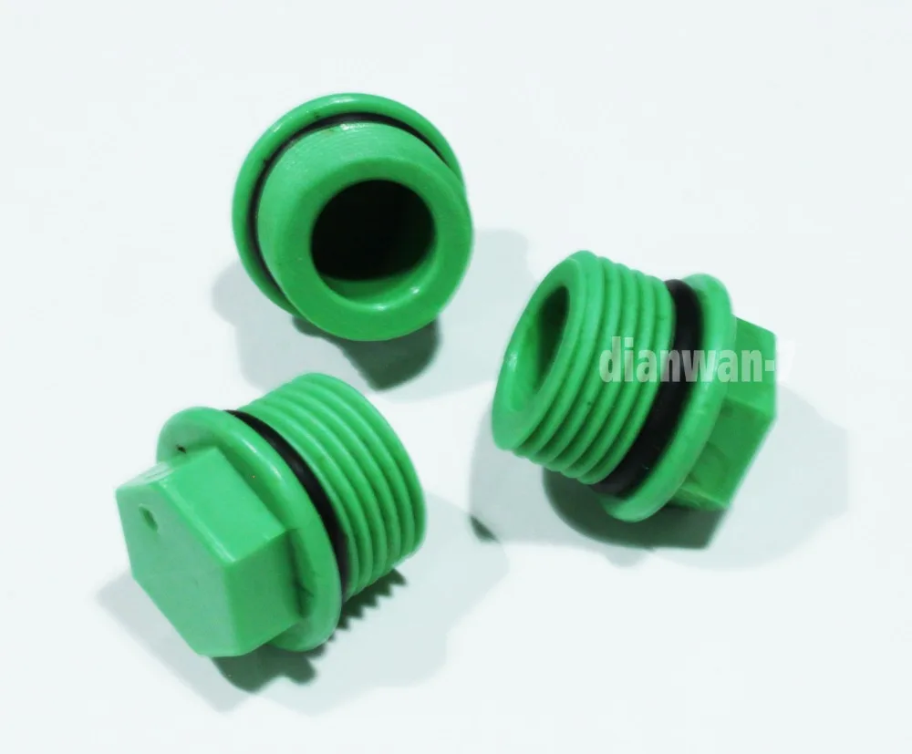 Пластиковая штепсельная вилка PPR для воды с шестигранной головкой труб 10 шт.|plugs