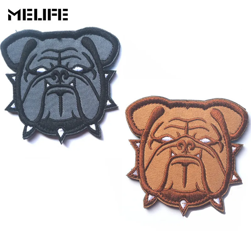 

Hunting accessories Patch Tactical Bulldog Patches magic armband large military patch badge APPLIQUE CANINE PET SOUVENIR