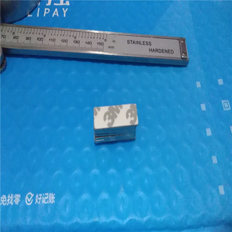 Магнит 20x10x2 мм с клейкой лентой N35 Сильный бар Cuboid круг Магниты 3 м двусторонний