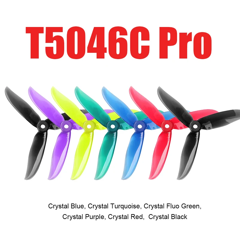 2 пары пропеллеров Dalprop Cyclone T5046C PRO 5046 3 лезвия 5x4 6 CW CCW Для RC Quadcopter drone racing 12