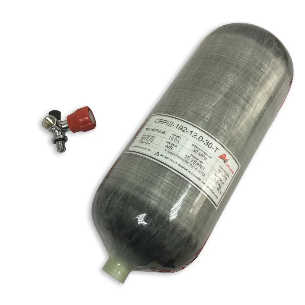 AC31211 Acecare 12л ГБ целевой стрельбы PCP из углеродного волокна ВВС высокого давления