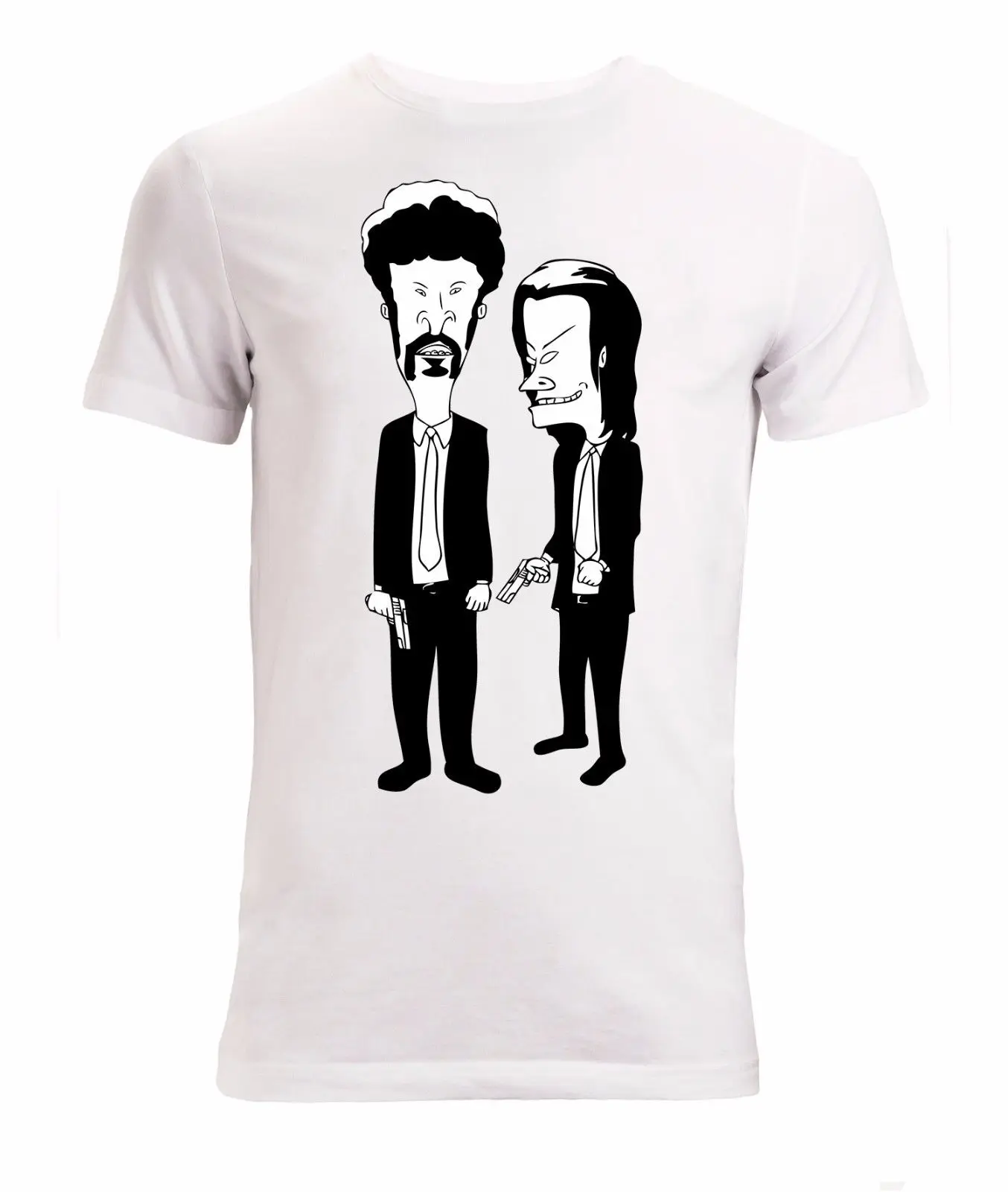 Beavis And Butthead целлюлозно-фантастическая художественная мужская стильная футболка