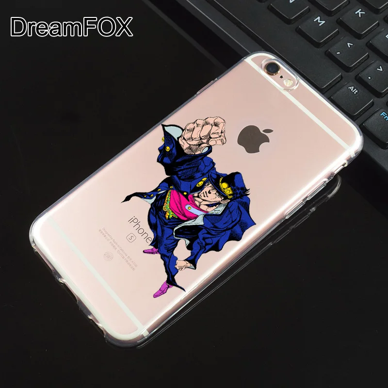 DREAMFOX N081 Jojo Необычные Приключения Мягкий ТПУ силиконовый чехол для Apple iPhone XR XS Max 8X7