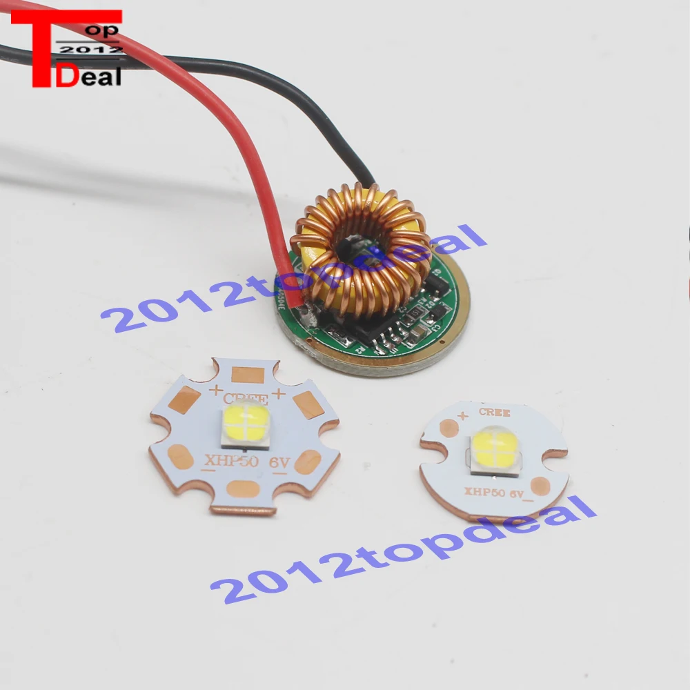 CREE XHP50 холодный белый 6500k светодиодный излучатель 6 в с 16 мм 20 Cooper PCB + 1 Режим 5