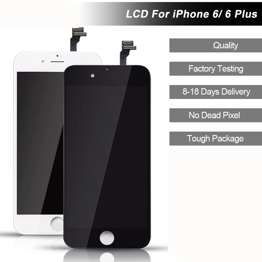 Оригинальный высококачественный сенсорный ЖК-экран для iPhone 6 6p 6s 6sp Plus LCD с 3D