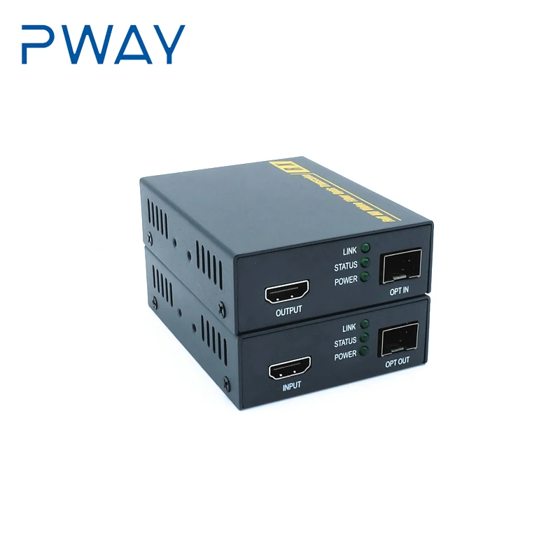 HDMI удлинитель 2 км по LC волоконно оптическая поддержка 4K * 2K @ 30Hz 3D EDID передатчик и